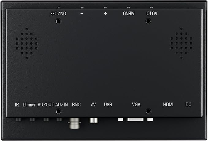Beetronics 7-Inch Full HD IPS Monitor - Professional Industrial-Grade Display | HDMI VGA BNC RCA Inputs | Durable Metal Housing Matte Screen 24/7 Continuous Operation Wide Viewing Angle - 7HD7M