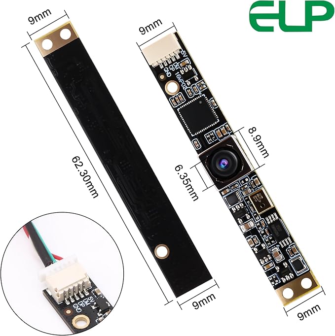 Webcamera_usb 16mp Autofocus USB Camera Module with Microphone for Computer Mini Lightburn Camera Micro USB Security PC Camera CCTV Video Laser Engraver Webcam Board (68degree no distortion lens)
