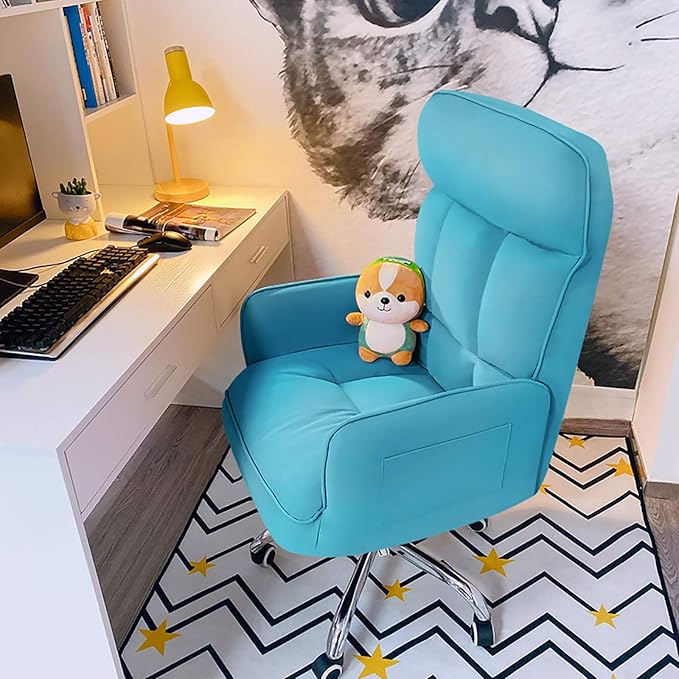 Office Chair Gaming Chair Computer Chair Height Adjustable Gaming Chair Ergonomic Executive Chair for Women Adults GirlsHome Computer Chair Modern Swivel Chair High Back Desk Chair with Arm