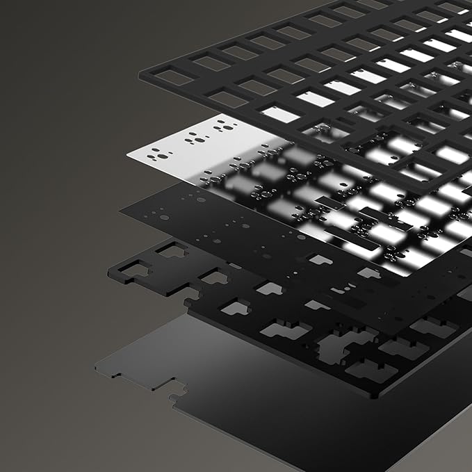 KEEBMONKEY WOBKEY Crush 80 Reboot CNC Aluminum 5-Second Quick-Release Triple-Mode Connectivity Mechanical Keyboard with Superior Acoustics (Pro Pink)
