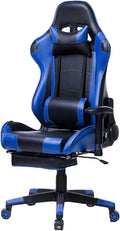 Home Ergonomic Office Chair Ergonomic Computer Chair with Adjustable Height Gaming Chair High Back Adjustable Swivel Video Game Chair with Footrest and Headrest