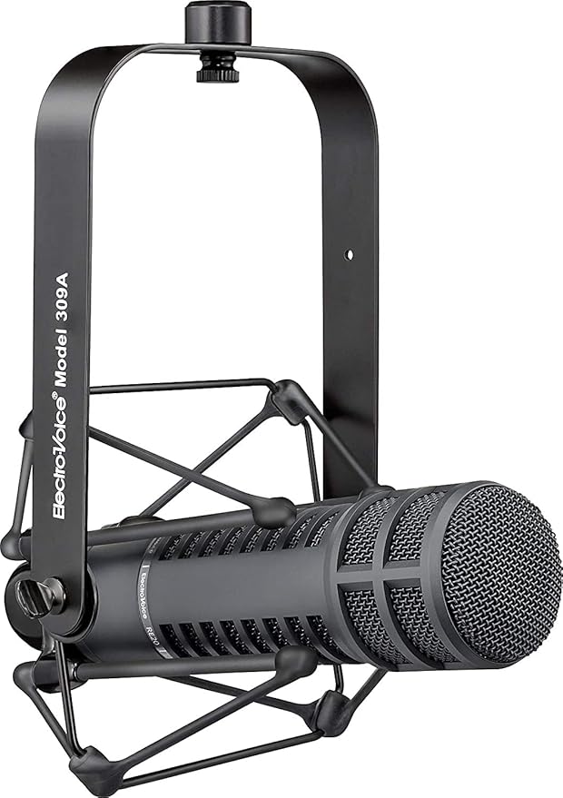 Electro-Voice RE20-BLACK Dynamic Broadcast Announcer Microphone Black (RE20)