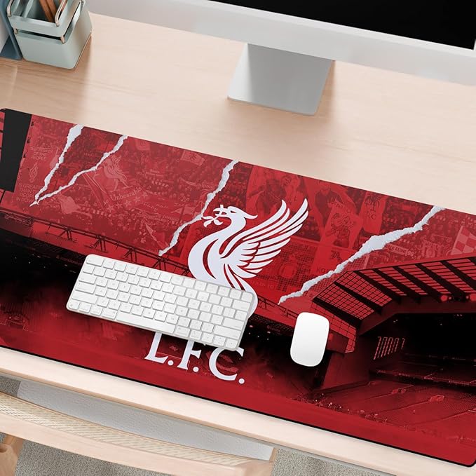 Head Case Designs Officially Licensed Liverpool Football Club Stadium Graphics 37.4 x 15.75 x 0.16 inches (900 x 400 mm) - XL Gaming Office Desk PC Keyboard Mouse Mat Pad