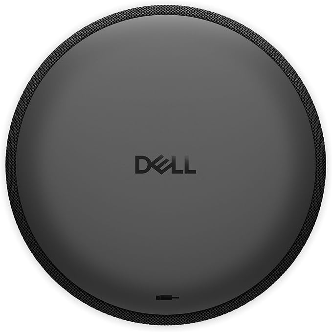 Dell Pro Wired Speakerphone - SP325 - USB-C Zoom/Microsoft Teams Certified 4 Omnidirectional Microphones AI-Based Noise Cancellation Microphones