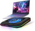 Brook Saviortop Gaming Laptop Cooling Pad – High-Speed 3500 RPM Laptop Cooler with Turbo Fan RGB Cooling Stand for 10-19 Inch Laptops Touch Control USB-C Hub Adjustable Height Quiet Cooling Fan