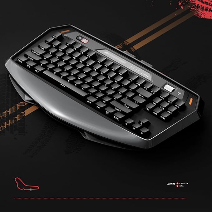 ZORNHER MAX870 Wireless Mechanical Gaming Keyboard80% Black Custom Creamy Sound Keyboard with Shine Through PBT KeycapsPre-lubed Linear SwitchesHot-SwappableRGB Backlit2.4GHz/USB-C/BT5.0