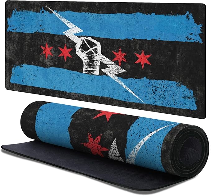 Head Case Designs Officially Licensed WWE Return CM Punk 37.4 x 15.75 x 0.16 inches (900 x 400 mm) - XL Gaming Office Desk PC Keyboard Mouse Mat Pad