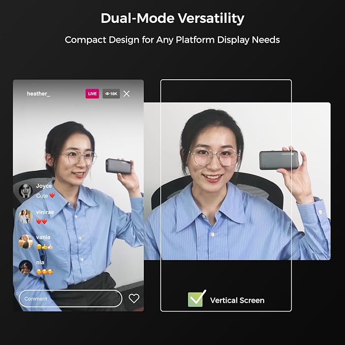 NearStream 4K Webcam for Streaming - Noise Canceling Mic 45°-95°Adjustable FOV Auto Focus AI Framing Software Control Plug&ampPlay Works with Zoom/Teams/Skype/Google Meet