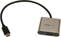 StarTech.com USB to USB C Adapter - with Power Delivery (USB PD) - Compact - USB C Converter - USB-A to USB-C Adapter - USB C Port Adapter (HB30C1A1CPD) Aluminum with Laptop Charging