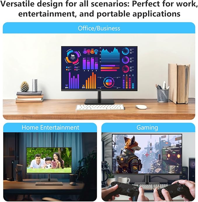 4K Monitor Z-Edge 28 inch IPS Monitor UHD 3840x2160 IPS Computer Monitor 300 cd/m² 144Hz Refresh Rate 1ms MPRT Response Time U28I4K Ultra-Thin Bezel