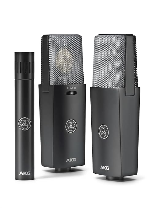 AKG C104 Professional Large Diaphragm Cardioid Condenser Microphone – XLR Studio Mic for Podcasting Streaming Broadcasting &amp Music Recording Low Noise High SPL Sustainable Design