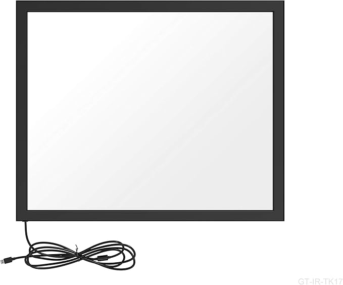 GreenTouch 10 Points 17 Inch Infrared Touch Frame IR Touch Screen Panel Overlay Kits with USB Plug and Play…