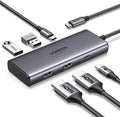 UGREEN Docking Station Revodok 206 USB C Hub (6-in-1) with Dual 4K@60Hz Single 8K@30Hz 100W Power Delivery 3X 5Gbps USB Data Ports USB-C Dock for Thinkpad HP Dell Laptops and More