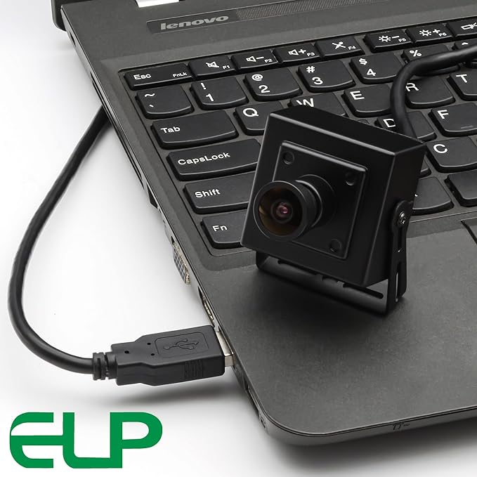 ELP 260FPS USB Camera for Computer - 2.9mm Wide Angle Lens 2MP Mini USB2.0 PC Camera CMOS OV4689 260FPS@360P 120FPS@720P 60FPS@1080P FHD Webcam for Jetson Nano