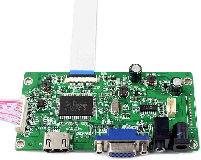VSDISPLAY 15.6 IPS LCD Screen 15.6 inch 1920X1080 B156HAN01.2 with VGA LCD Controller Board Driver Board