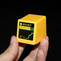 Vastarry Bitcoin Stock Ticker Monitor Display Digital Clock Weather Temperature Humidity and Picture Playback Wi-Fi Enabled and Photo Slideshow Capabilities (Yellow)