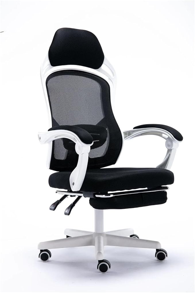 Computer Chair Office Chair Computer Chair Reclining Gaming Chair Home Modern Minimalist Mesh Chair Breathable Chaises De Salon Furniture(with footrest2) Ren-874158