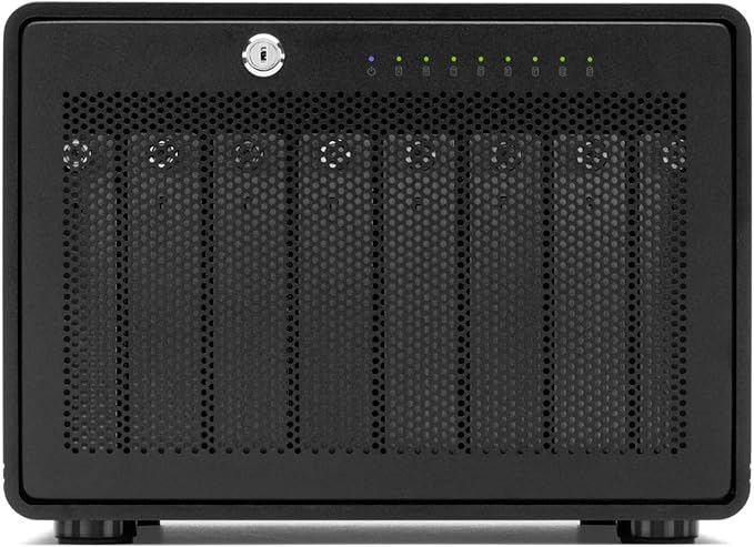 OWC ThunderBay 8 0TB Eight-Bay Thunderbolt 40Gb/s RAID 5 Storage Enclosure with SoftRAID Premium