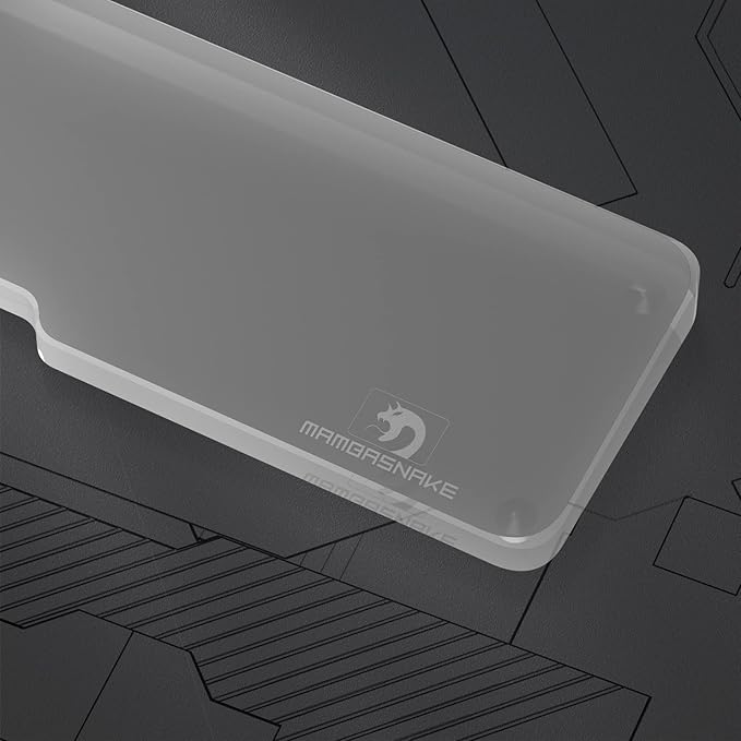 SELORSS Acrylic Keyboard Wrist Rest - Compact 60% Keyboard- Mechanical Keyboards Ergonomic Palm Rest for Computer KeyboardAnti-Slip BaseWrist Pad for LaptopOffice &amp Home-Easy Typing