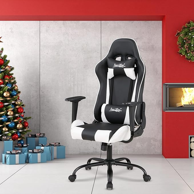 Silla Gamer Chair - Adults &amp Kids PC Gaming Recliner with Headrest &amp Lumbar Support