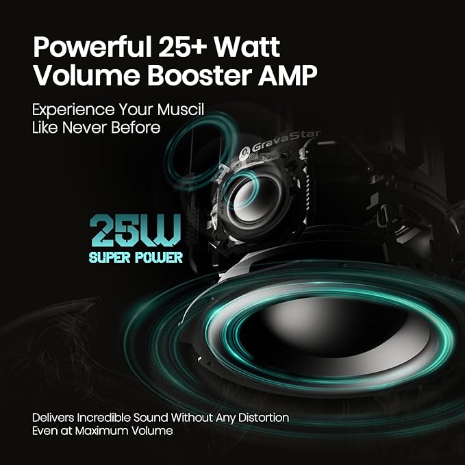 GravaStar Supernova Portable Bluetooth Speaker LED Table Lamp Speaker 9H Playtime TWS Pairing Wireless Speakers fo Party/Outdoor/Camping/Gifts