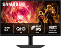 Samsung 27” Odyssey G5 G50F QHD Resolution Gaming Monitor 180Hz Refresh Rate Fast IPS Panel HDR10 NVIDIA G-Sync Compatible 1ms Response Time (GtG) AMD FreeSync™ Adjustable Stand LS27FG502ENXZA