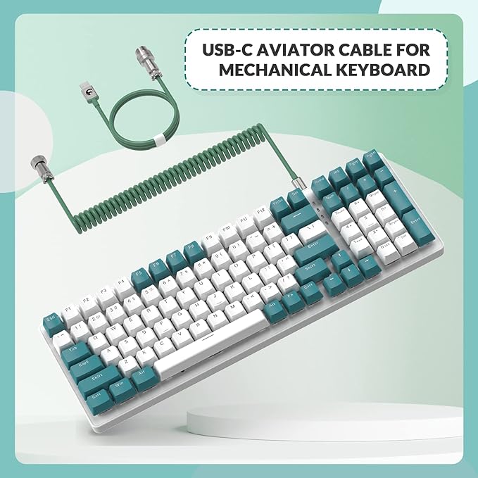 Ajazz Wired Gaming Keyboard RGB Chroma Backlit Portable 60% Tenkeyless Keyboard 19Keys Anti-Conflict 62 Keys Mechanical Keyboard Multiple 7 Lighting Modes for Windows PC