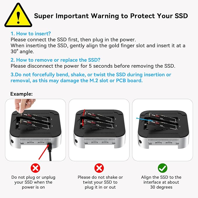 ACASIS 40Gbps Mac mini M4 Dock &amp Stand with Dual-Bay NVMe SSD Enclosure Aluminum DP Hub for Mac mini M4 and M4 Pro 2024 4K60Hz DP 3X10G USB A PD 30W SD/TF 4.0 Support Dual SSD B+M M-Key