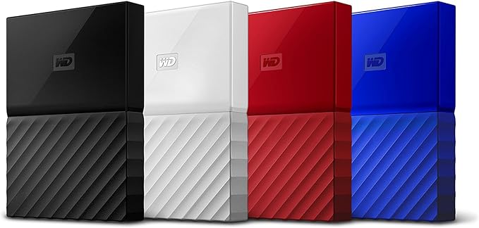 WD 1TB Orange My Passport Portable External Hard Drive - USB 3.0 - WDBYNN0010BOR-WESN
