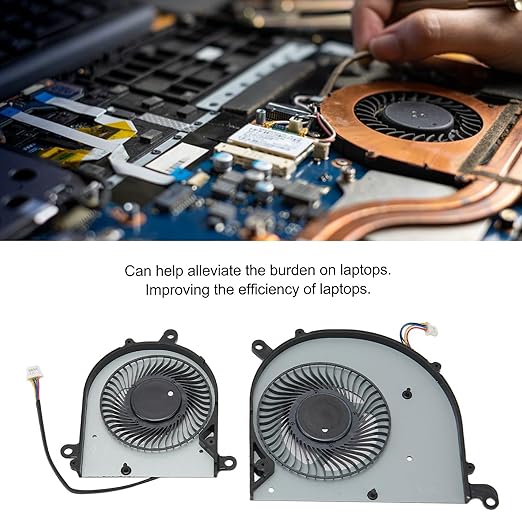 Laptop Cooling Fan Aluminum Alloy Laptop Cooling Fan for PS63 Modern 8RC 8SC MS‑16S1