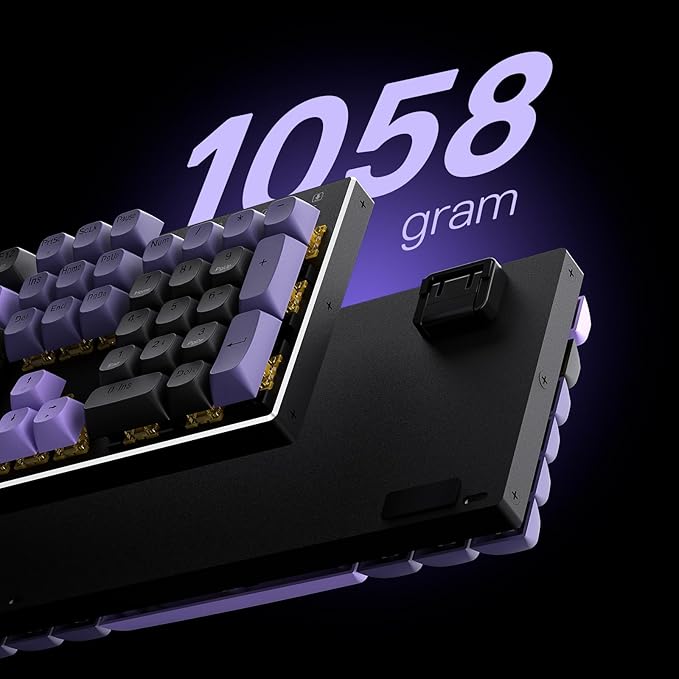 Redragon K556 HE Rapid Trigger Gaming Keyboard 100% 104 Keys Wired Mechanical Keyboard w/Hyper-Fast Actuation Dedicated Hall Effect Magnetic Switch 2-Layer Noise Dampening Original Aluminum Base