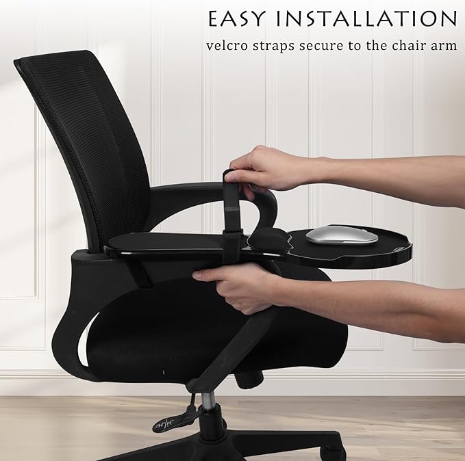 Ergonomic Arm Rest Mouse Pads for Chairs Upgrade Adjustable Chair arm Mouse pad Gaming Covers for Elbows and Forearms Pressure ReliefMouse pad Chair Attachment