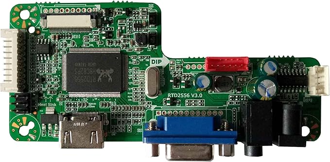 RTD2556 V3.0 HDMI VGA LCD Controller Board Kit for B156HAN01.1 B156HAN01.2 B156HTN03.0 11.6'' 13.3'' 14'' 15.6'' 1920x1080 30Pins eDP LCD Screen