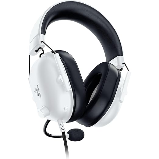 Razer BlackShark V2 X Xbox Gaming Headset: 50mm Drivers - Cardioid Mic - Lightweight - Comfortable Noise Isolating Earcups - for Xbox Series X Series S PS5 PC Switch via 3.5mm Audio Jack - White