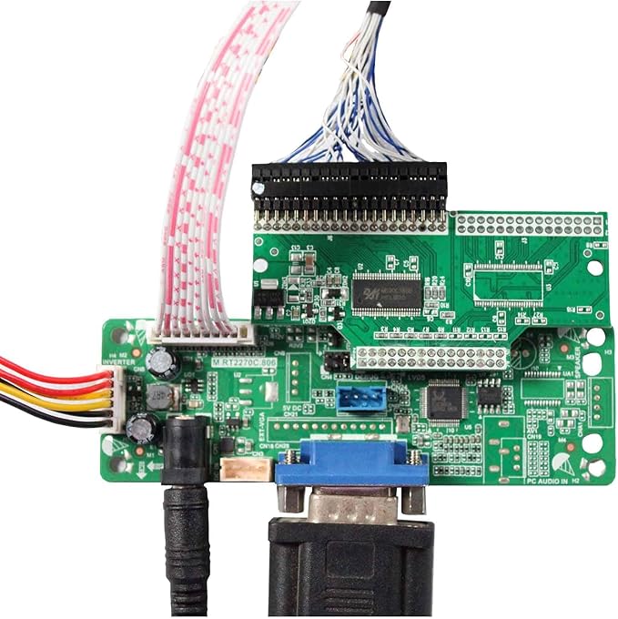 6.5 inch 640x480 T-51750GD065J-FW TFT 31 pins 2CCFL LCD Screen and VGA Controller Board RT2270-806