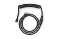 Glorious Coiled Keyboard Cable – Coiled USB C Cable Artisan Braided Cables for Mechanical Gaming Keyboard Coiled Cable -Custom Keyboard Cable (Black)