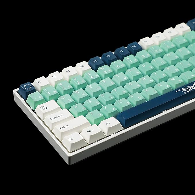 145 Heraldry Cherry Profile Dye Sub Thick PBT 5 Sides Keycaps Set for ANSI ISO 104 87 61 96 75 GMMK NCR80 Mx Keyboard