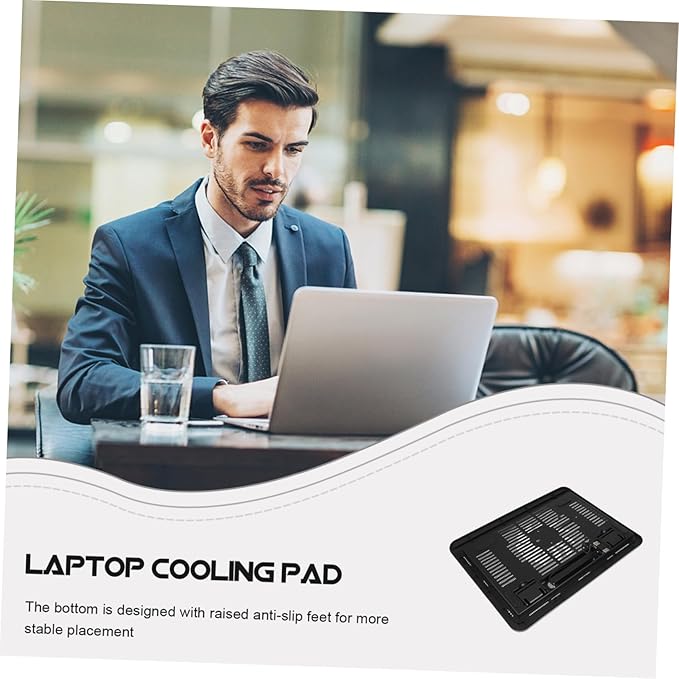 Laptop Cooling Pad Laptop Riser Holder Notebook Cooler Fan Cooling Pad