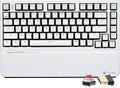 Hexgears X2 TKL Wireless Mechanical Gaming Keyboard with Magnetic Wrist Rest Dual-Mode 2.4GHz/USB-C Ergonomic Keyboard Pre-lubed Linear Switches White LED Backlit Computer Gaming Keyboards