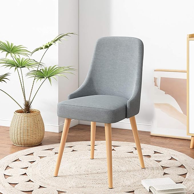 Office Chair Gaming Chair Computer Chair Office Computer Chair ErgonomicLinen Game Chair Mid-Back Conference Chair for Home ExecutiveModern No Armrest Desk Chair with Soft Seat C