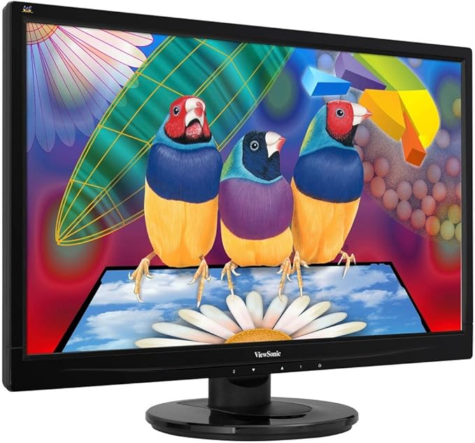 ViewSonic 24 (23.6) FHD LED Monitor w/1920x1080 250 nits VA2445-LED (w/1920x1080 250 nits Anti-Glare DVI &amp VGA)