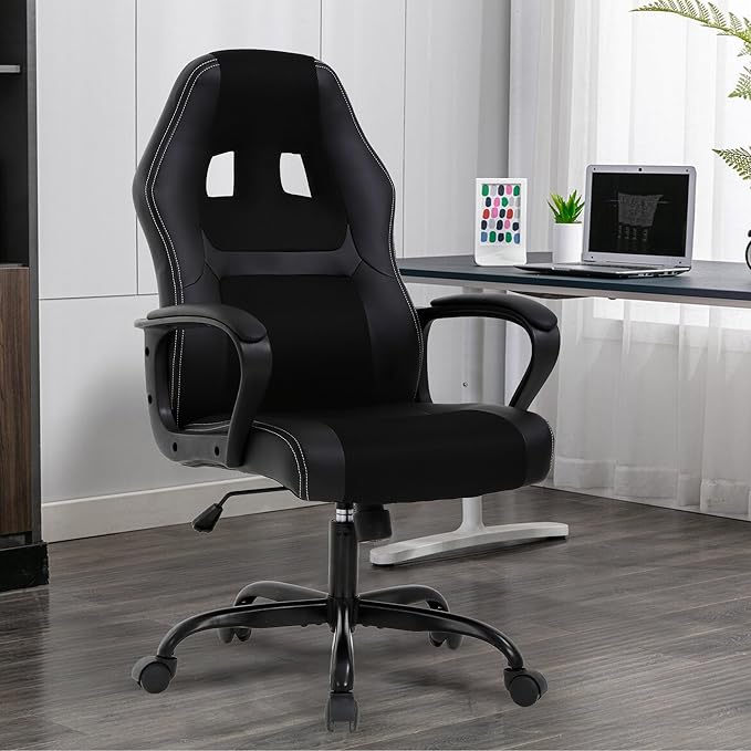 Ergonomic Gaming Chair Comfortable Cheap Gamer Chair for Adults Desk Chair Gaming Chair with Lumbar Support Gaming Office Chair with Wheels for Teens