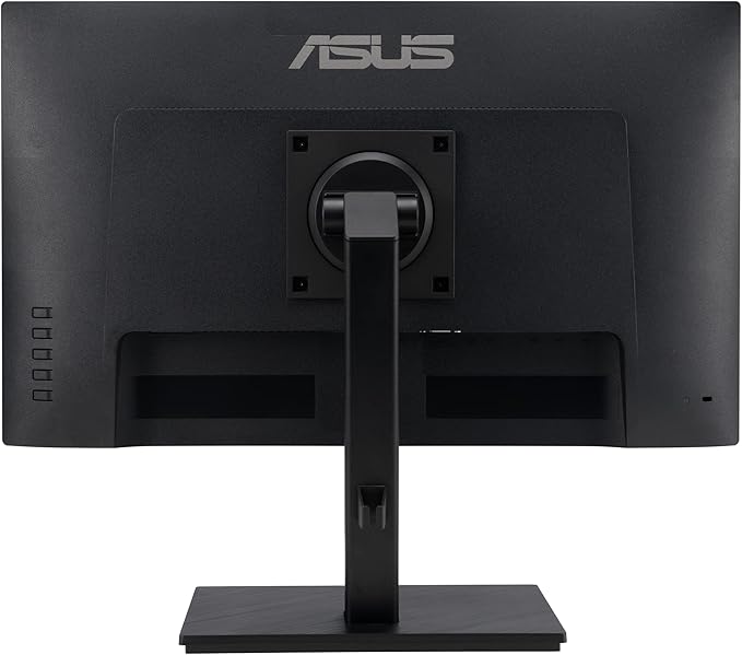 ASUS 24” 1080P Monitor (VA24EQSB) - Full HD IPS 75Hz Built-in Speakers Eye Care Low Blue Light Flicker Free VESA Mountable Height Adjustment Frameless DisplayPort HDMI VGA USB HubBlack