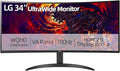LG 34 WQHD Curved Monitor 100Hz IPS HDR 10 AMD FreeSync PBP Auto Input Switch Dual Controller 1 x DisplayPort 2 x HDMI Black