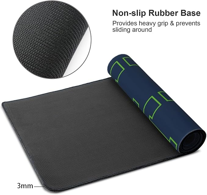 ANTKING Seattle Mouse Pad for Men Women Youth Gifts Custom Name and Number Desk Pad