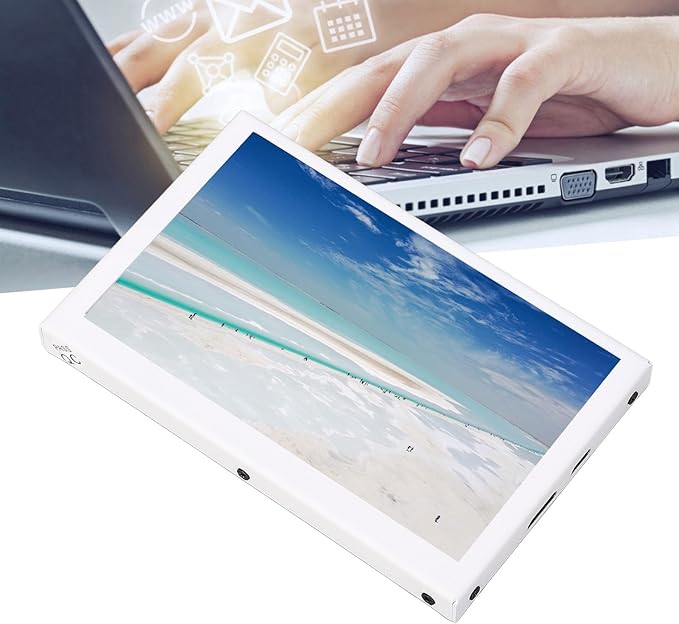 5 Inch Portable Monitor External Display Screen HD Laptop Screen Extender with Dual Built in Speakers Wide Application for PC/Laptop/Rpi/TV/Switch