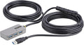 StarTech.com USB Extender Hub 10m USB 3.0 Extension Cable w/ 4-Port USB-A Hub Active/Bus Powered USB Repeater Cable Optional 20W Power Supply Included Level 2 ESD Protection TAA