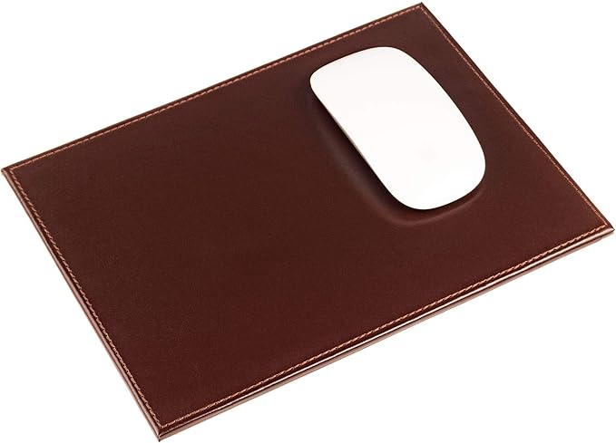 Dacasso Bonded Leather Mouse Pad Brown