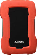 ADATA Durable Series HD330: 1TB Red External USB 3.1 Portable Hard Drive Gaming Console Compatible