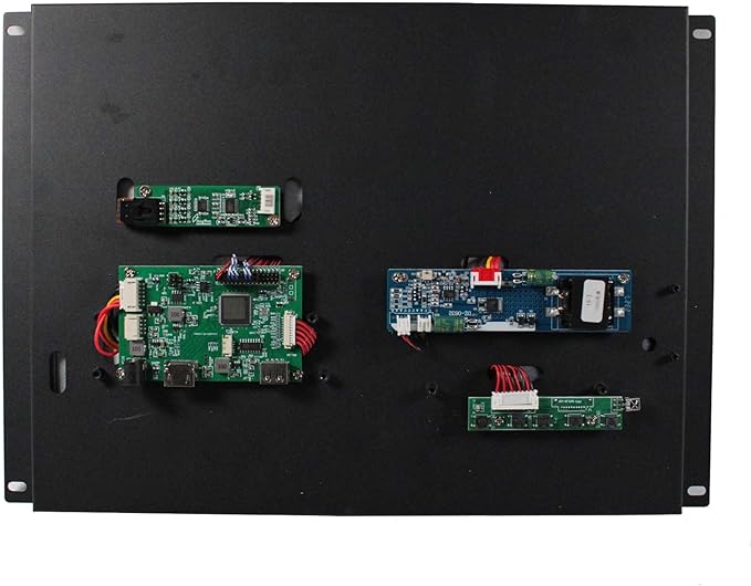 VSDISPLAY 15'' 1024x768 LCD Resistive Touch Screen 1000Nit High Brightness Sunlight Readable Aspect Ratio 4:3 Monitor for Industrial/Outdoorwith USB Controller Board